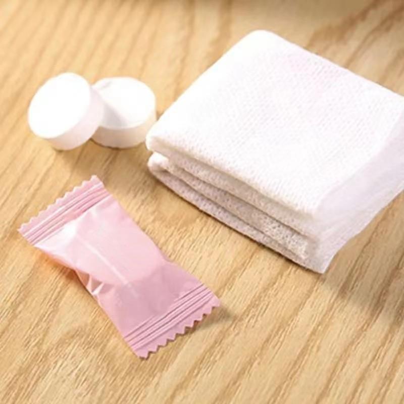 10pcs Disposable Towel, Individually Packaged Disposable Compressed Towel, Portable Face Towel For Home Bathroom & Travel