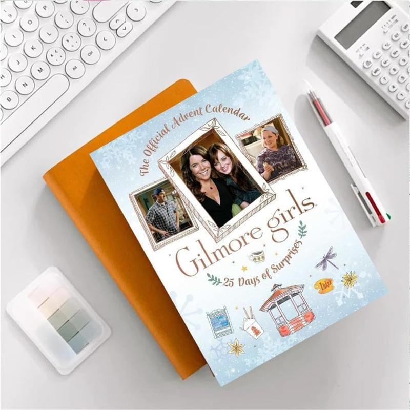 Gilmore Girls Themed Advent Calendar, 1 Count 25 Days Countdown Calendar, Creative Gift Set for Party, Indoor and Outdoor Activities, Everyday Use