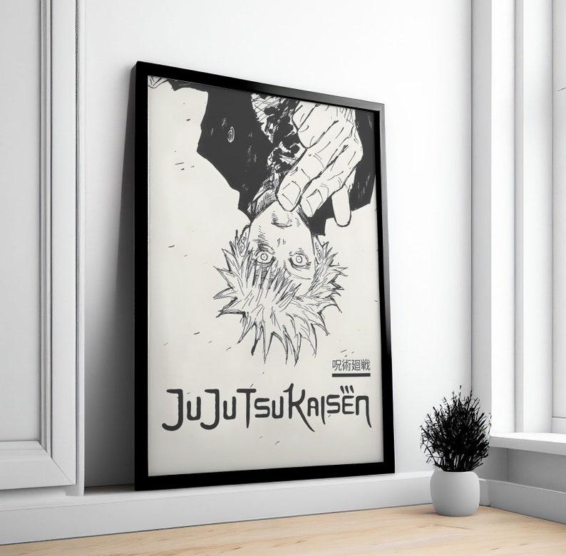 Anime Lover Poster Print, Jujtsu manga Poster, Goj Satrou, Kaisen manga Poster 3