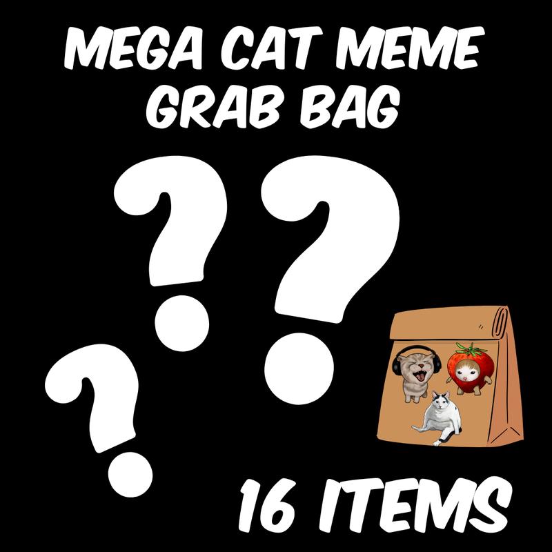 Cat Meme Mystery Grab Bags – 3 Bag Sizes to Choose From