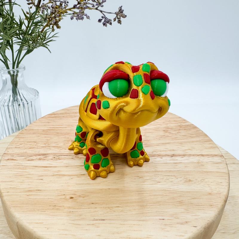 3D Printed Standing Turtle Decor Figurine Ornaments