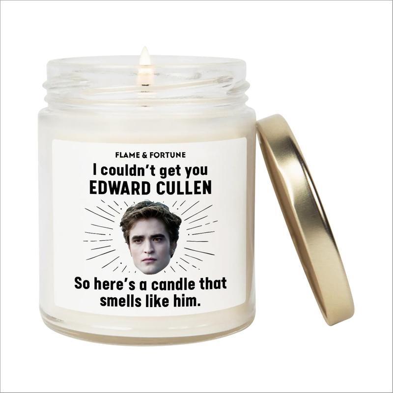 Smells like Edward Cullen Candle | Edward Cullen Robert Pattinson Fan Gift, Best Friend Gifts, Twilight fan Inspired Candle Decor