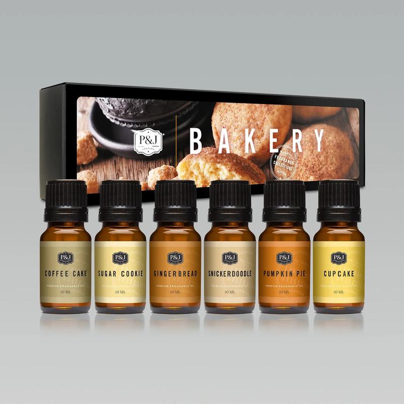 Bakery Set of 6 Fragrance Oils 10ml