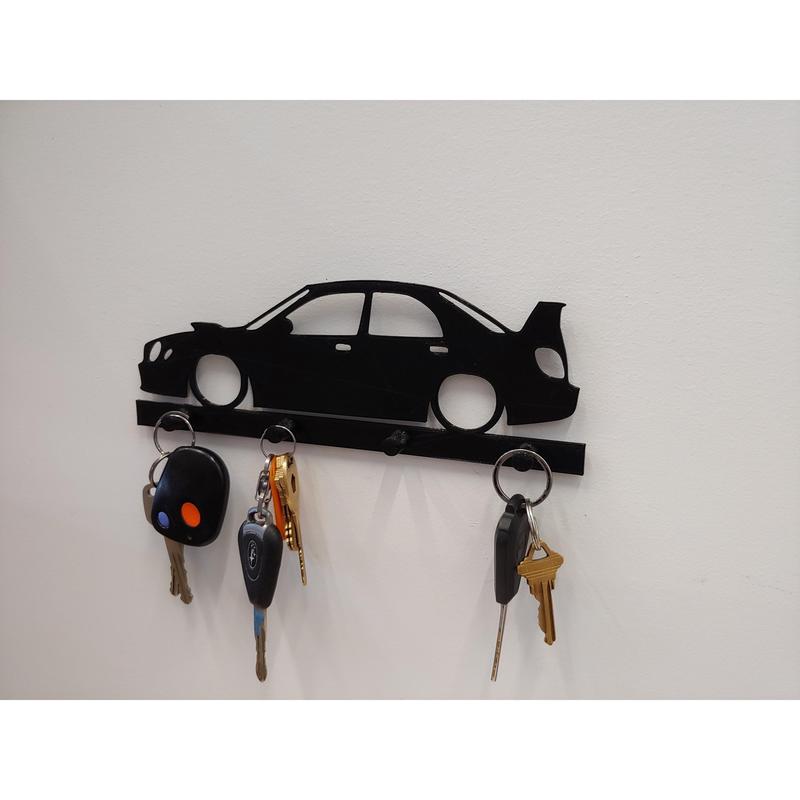 Subaru wrx wagon sti bug eye key holder | wall key organizer | key hanger