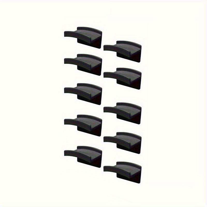 10pcs Adhesive Hat Hooks For Wall - Minimalist Hat Rack Design, No Drilling, Strong Hold Hat Hanger