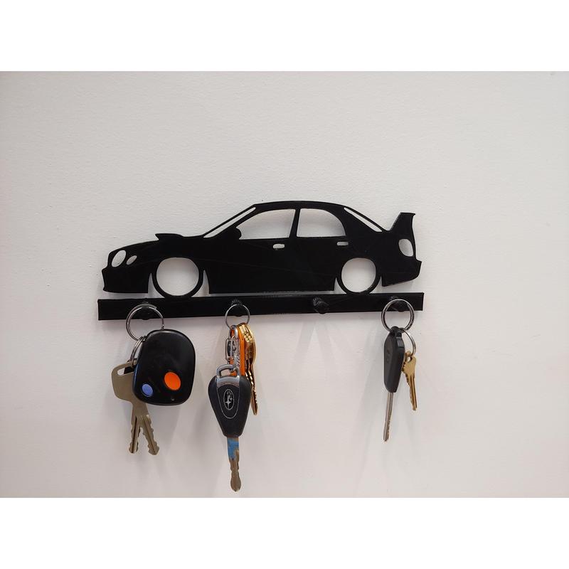 Subaru wrx wagon sti bug eye key holder | wall key organizer | key hanger