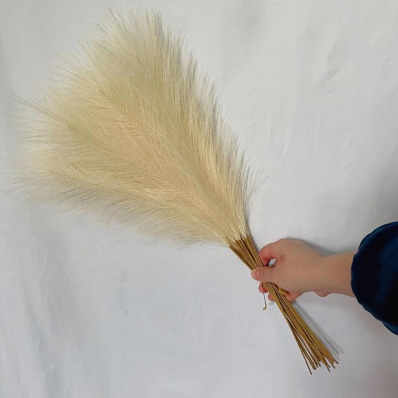 55CM Artificial Pampas Grass Flower Bouquet Home Wedding Decoration DIY