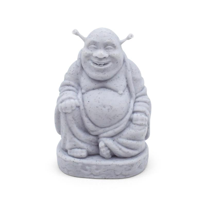 Shrek-Buddha Statue | 3D Printed | Handmade Pop Culture & Zen Home Decor Sculpture Gift  Figures