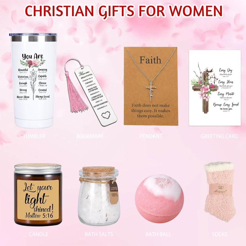 Christian Gifts for Women, 8 count Christian Christmas Gifts, Christian Gifts for Women Faith, Religious Gifts for Women Christian,  Gifts for Women, Inspirational Gifts for Women, Mom, BfF