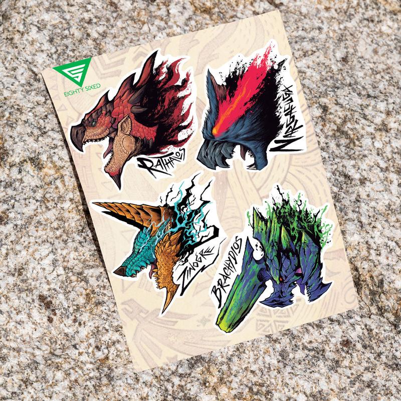 Monster Hunter - Sticker Sheets