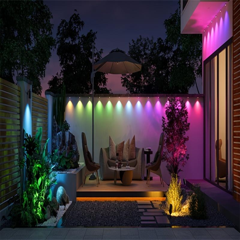 Permanent Outdoor Lights, RGB Outdoor Christmas Lights with 30 60 LED Lights, Waterproof LED Eaves Lights with DIY Scene Modes for Halloween Decor, Smart APP & Remote Control