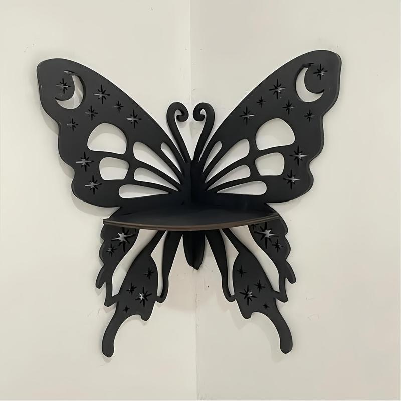 Room Decor Butterfly Design Wall Hanging Rack, 1 Count Hollow Out Design Wall Decor, Wall Art for Home Living Room Bedroom, Gift For Girlfriend