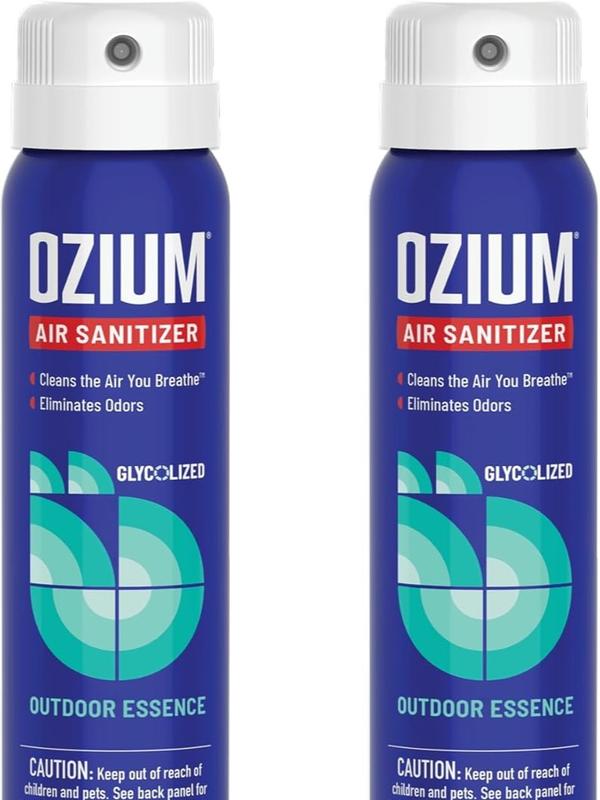 Ozium Spray 3.5 Oz. Air Sanitizer & Odor Eliminator for Homes, Cars, Offices and More, Outdoor Essence Scent, 2 Pack ozium spray