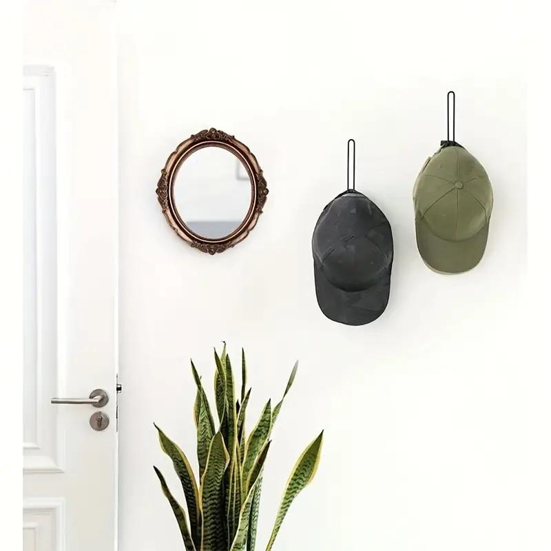 L-shaped Hat Storage Rack, 3 Counts Wall Mounted Hat Holder, Household Hat Organizer for Bedroom, Kitchen, Office, Home, Home Organizer