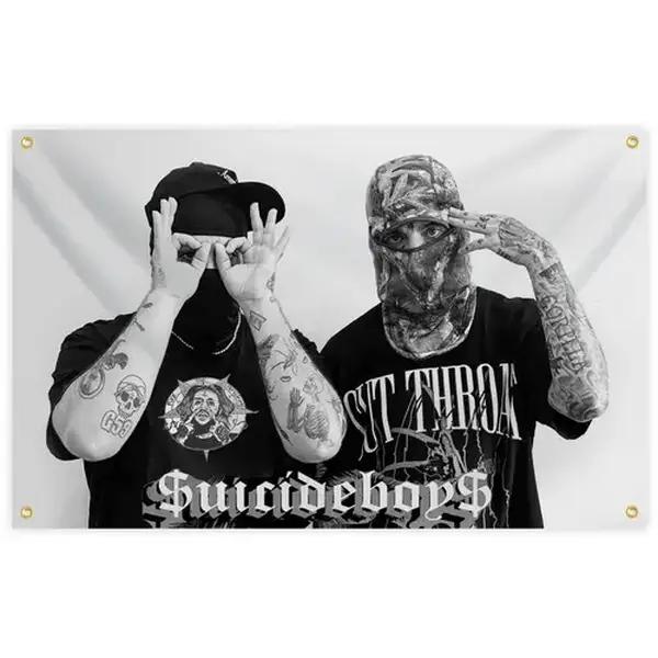 Suicide Music Boys Flag Wall Tapestry Poster Signs Decor for Bedroom College Tapestry Gift For Fan Freeship