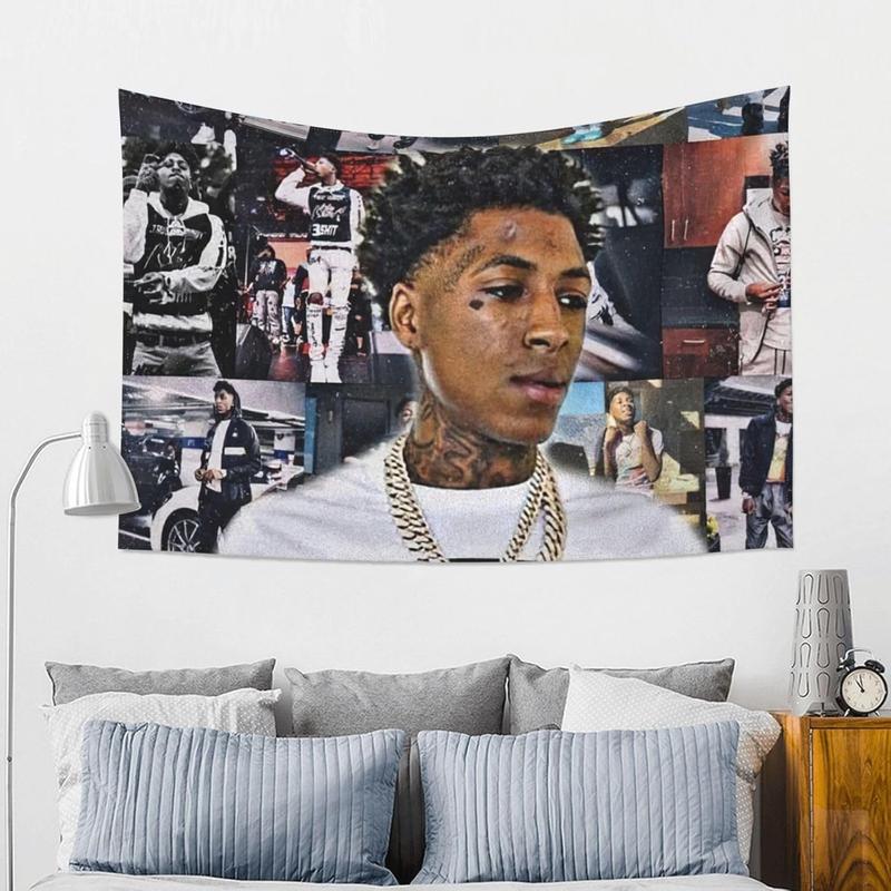 Nonyou Youngboy Music Never Rapper Broke Again Tapestry Background Cloth Wall Hanging Curtain Wall Decor Bath Poster Beach Towel Decorative Cloth Wall Decor Tapestry Room Decoration