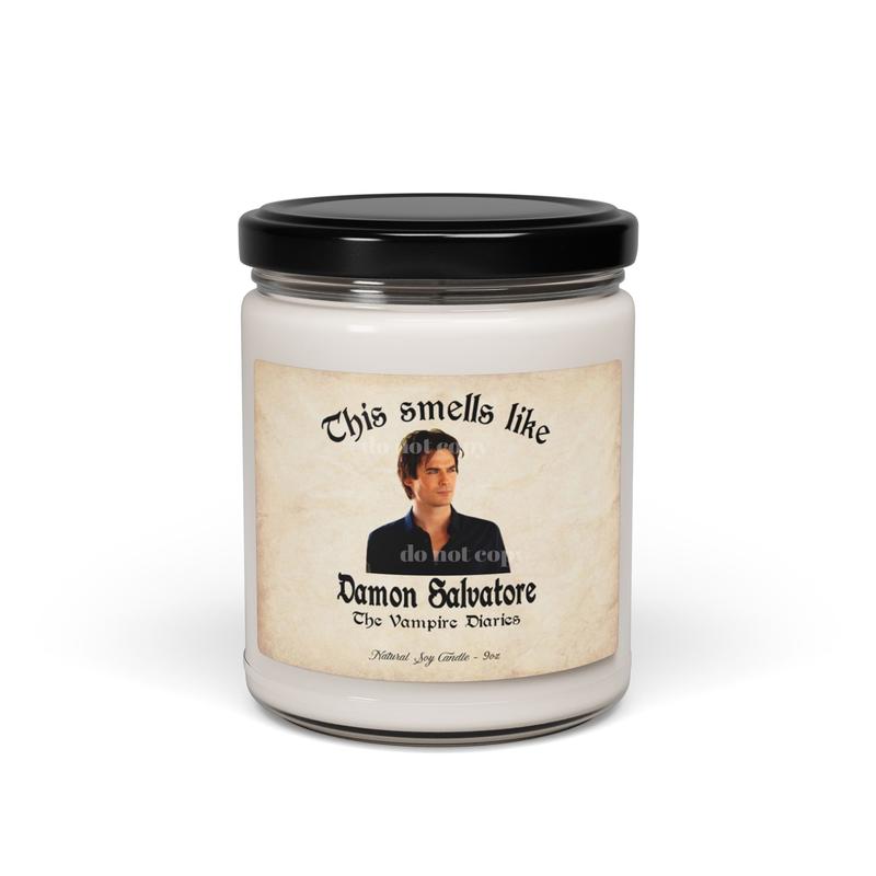 This Smells Like Damon Salvatore The Vampire Diaries Candle Scented Natural Soy Wax 9oz 9 Different Scents Home Decoration