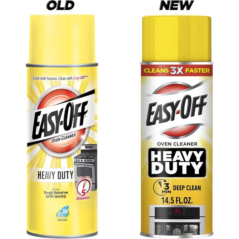 Easy-Off Heavy Duty Oven Cleaner Spray, Regular Scent, Removes Grease, 14.5 ounce (Pack Of 2)