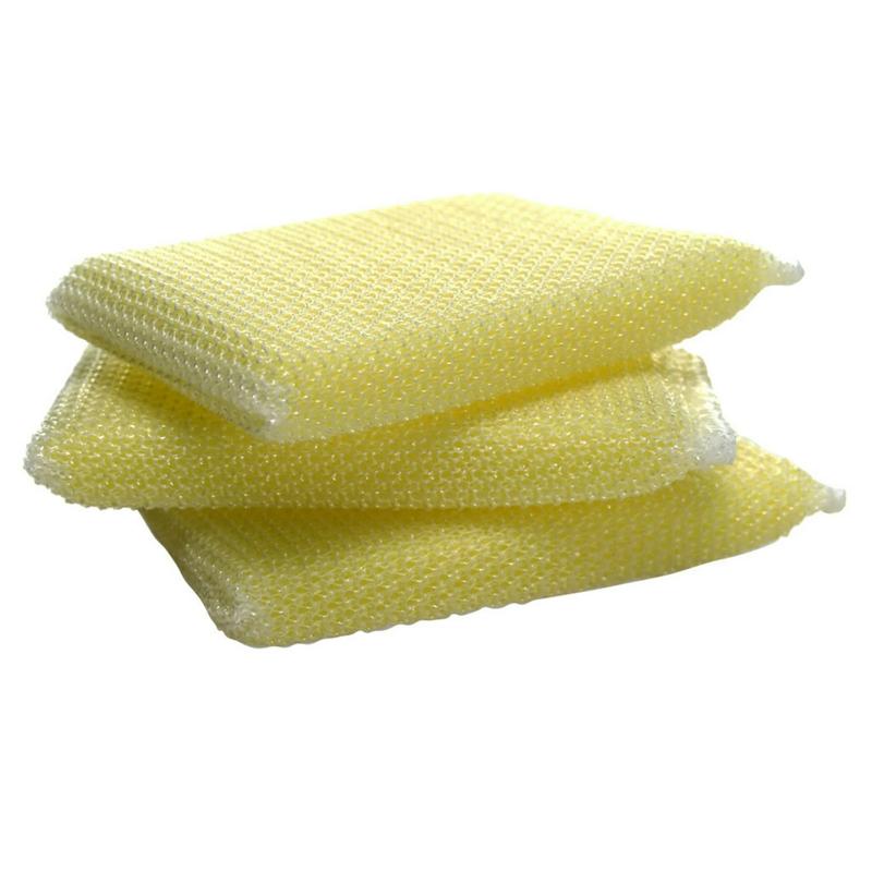 Scotch-Brite Dobie All-purpose Cleaning Pads, Yellow, 3 Pads