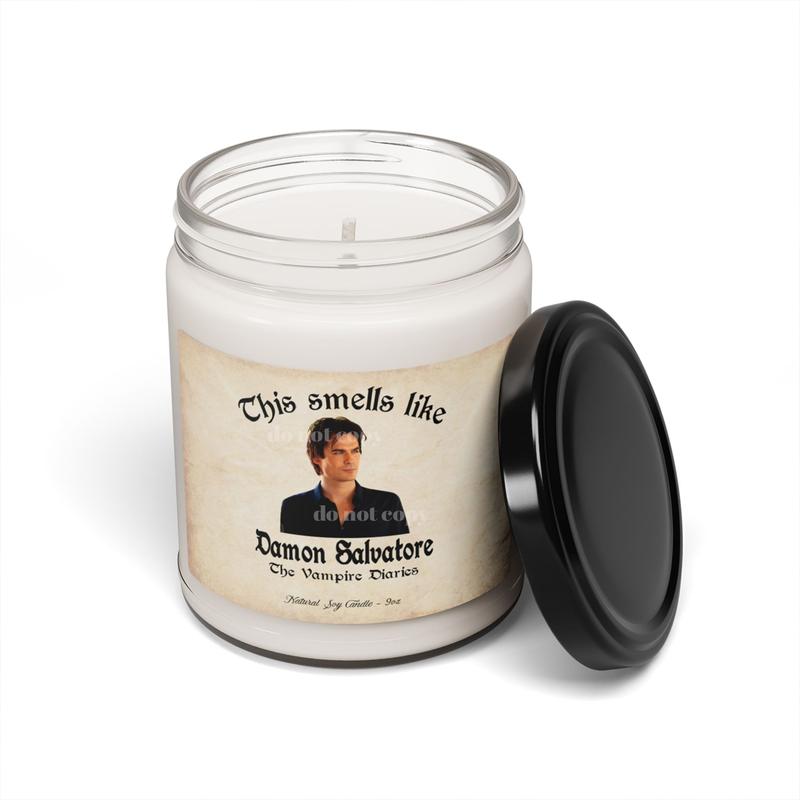 This Smells Like Damon Salvatore The Vampire Diaries Candle Scented Natural Soy Wax 9oz 9 Different Scents Home Decoration