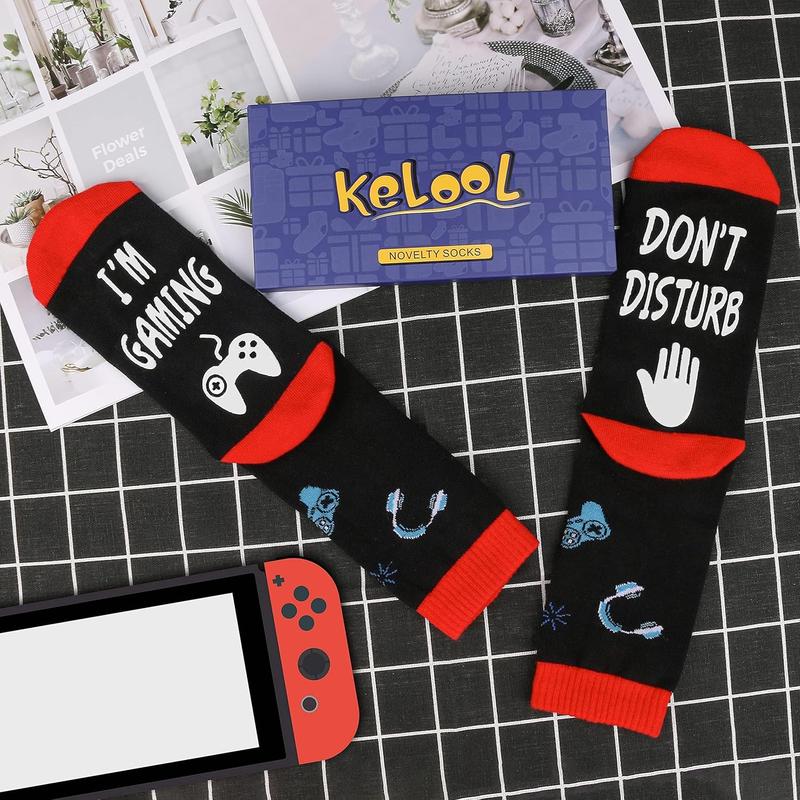 Do Not Disturb I'm Gaming Socks,Boy Gifts Ideas,Men Gifts For Christmas,Funny Gamer Socks Gifts for Men,Him,Dad,Sons,TeenBoys