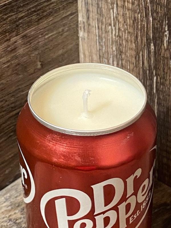 Dr Peppers Soy Candle | Hand Poured Dr Peppers Soda Can Candle | Custom Scented Soda Pop Candle