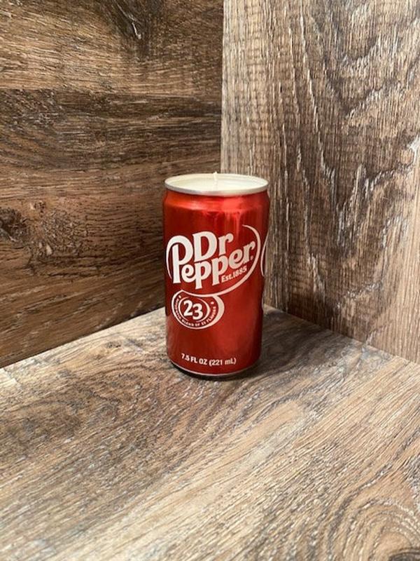 Dr Peppers Soy Candle | Hand Poured Dr Peppers Soda Can Candle | Custom Scented Soda Pop Candle