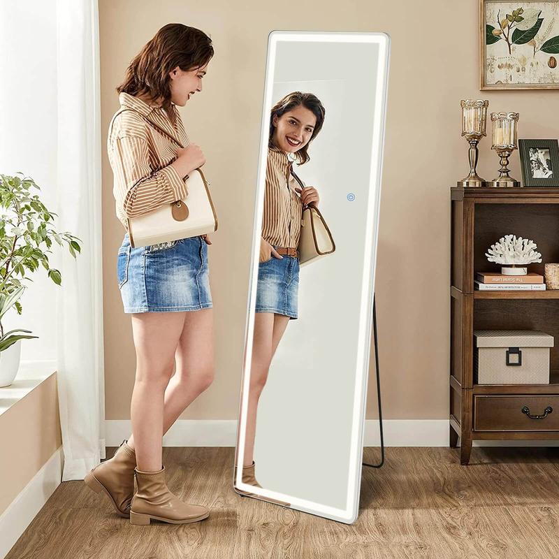 Full Length LED Mirror with Stand, 64