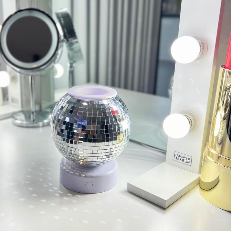 Disco Ball Wax Warmer – Cool Home Fragrance Accessory to Add Scent to Your Room Decor Light