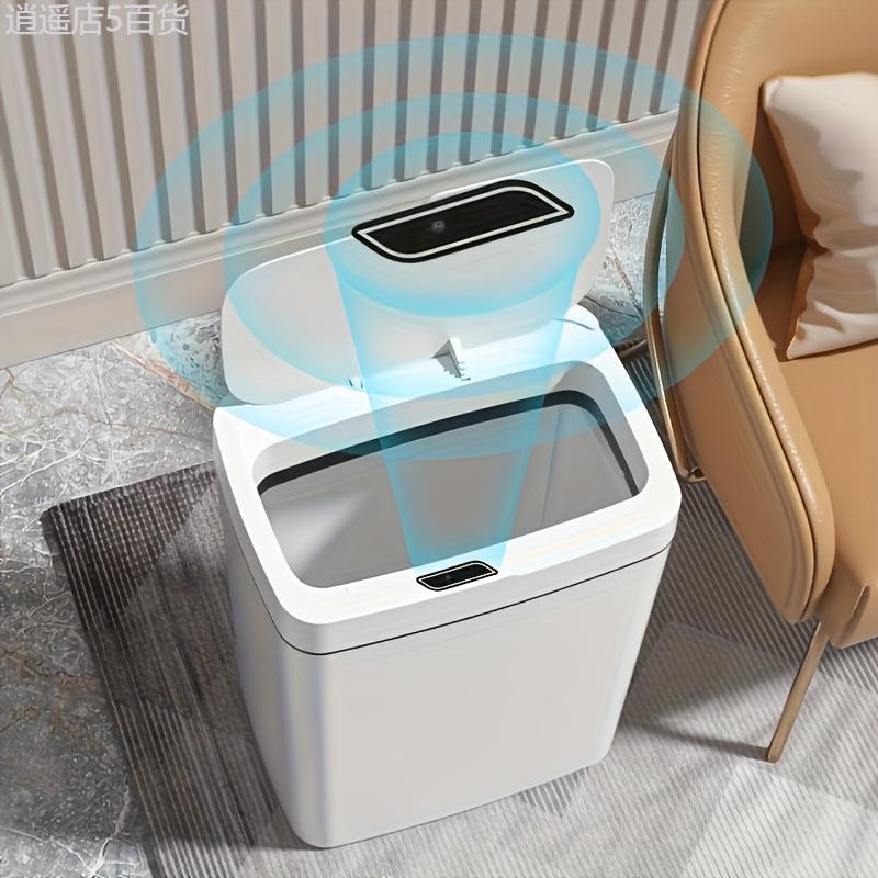 Smart Motion Sensor Trash Can with Odor Sealing - Multi-Purpose Plastic Waste Bin