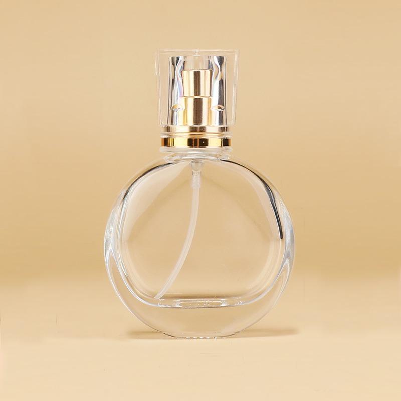 Portable Travel Perfume Bottle, 30ml Empty Spray Bottle, Clear Glass Perfume Dispenser, Portable Cosmetic Bottle