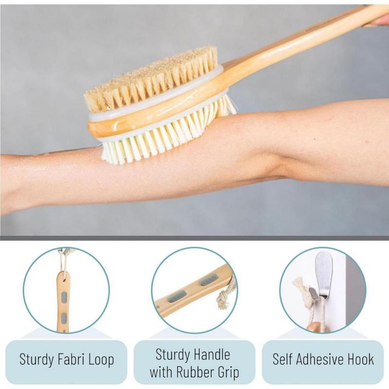 Double Sided Shower Brush, Back Scrubber, Bath Brush, Back Brush, Back Brush Long Handle for Shower, Shower Brushes for Your Back, Bath Brush Long Handle for Shower(Creative Life Pavilion) Accessories