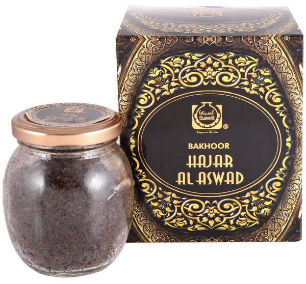 Surrati Hajar Al Aswad Bakhoor - 60 GM (2.1 oz) with Jasmine and Sandalwood Fragrant Oils