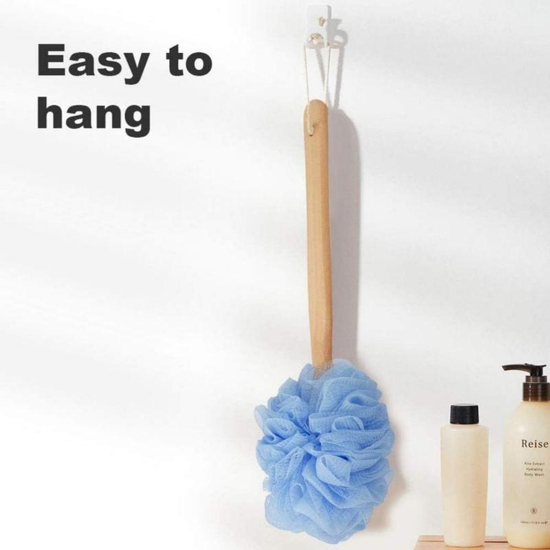 Loofah with Handle, Loofah on a Stick, Loofah Sponge with Handle, PE Soft Mesh Luffa, Exfoliating Luffa on a Stick for Men and Women(Creative Life Pavilion) Accessories Bath