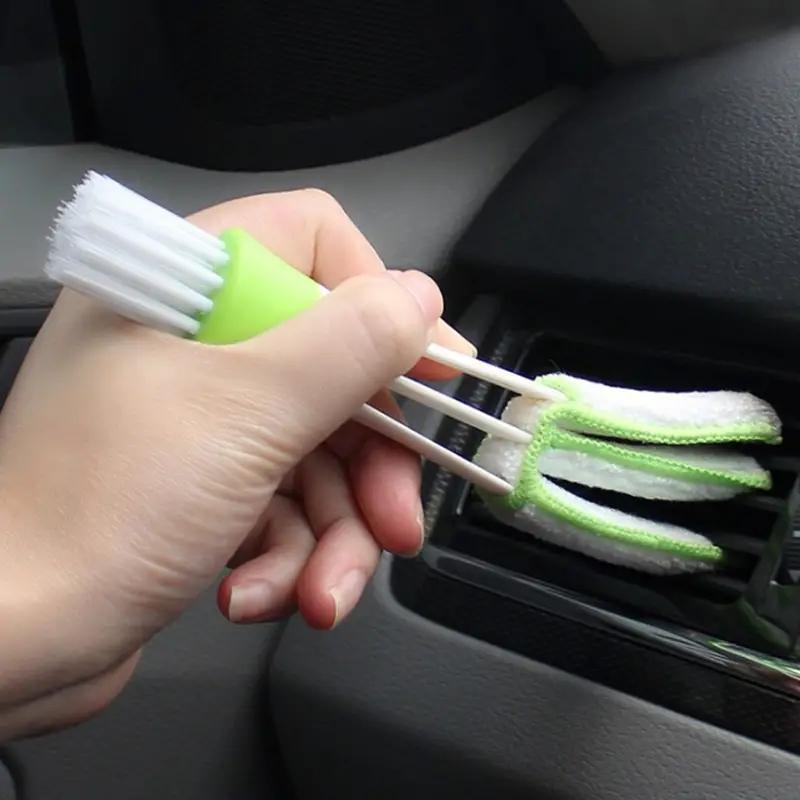 Car Air Conditioner Cleaning Brush, Multifunctional Detachable Car Air Vent Brush, Double-ended Cleaning Brush For Car And Home Use