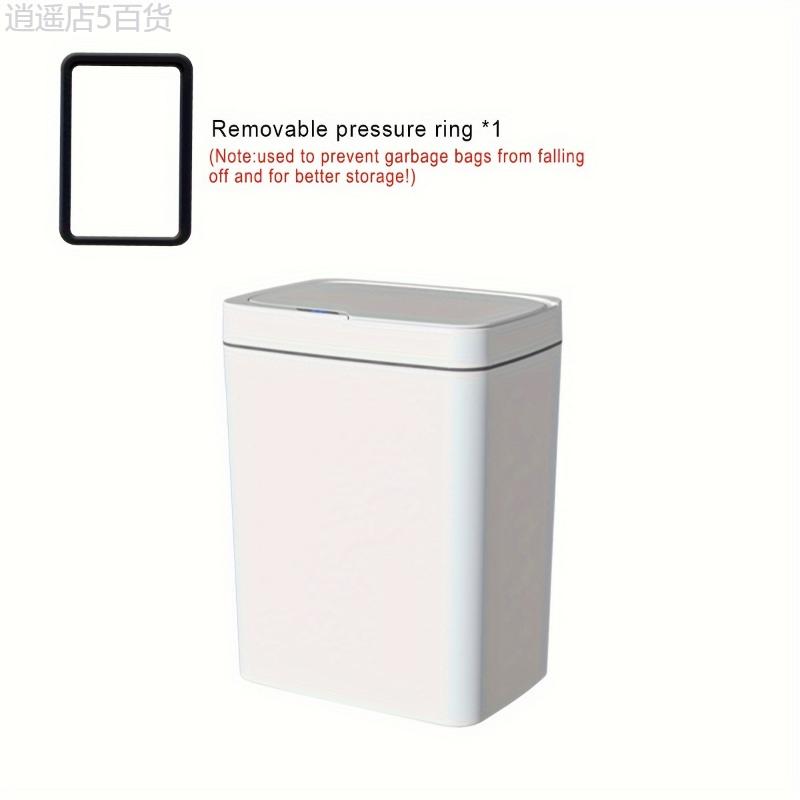 Smart Motion Sensor Trash Can with Odor Sealing - Multi-Purpose Plastic Waste Bin