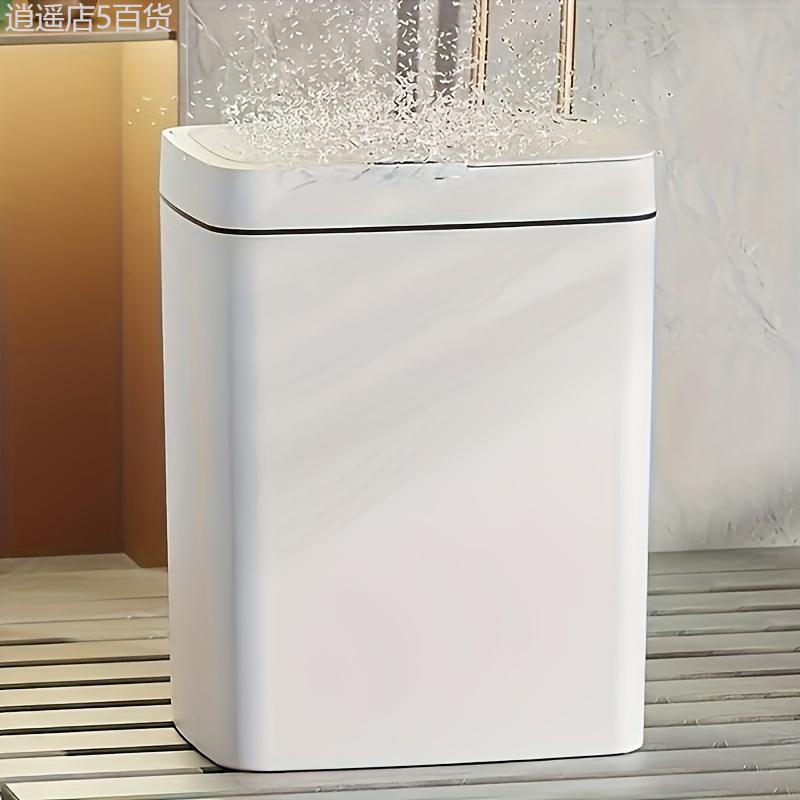 Smart Motion Sensor Trash Can with Odor Sealing - Multi-Purpose Plastic Waste Bin