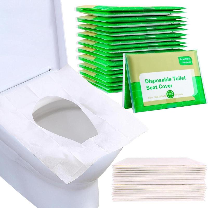 Disposable Toilet Seat Cover, 11 Packs Portable Flushable Travel Toilet Seat Cover, Disposable Toilet Seat Cover for Adults and Kids, Travel Essentials [10pcs pack]