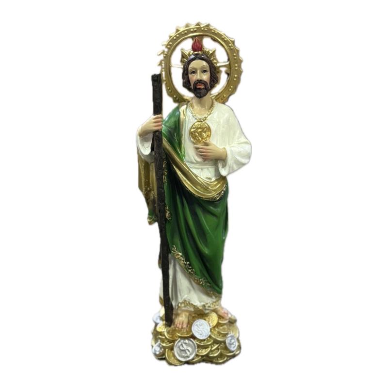 8“ Inch Saint St. Jude Figure Statue Imagen San Judas Tadeo Estatua New money God Decor Religious Ornaments