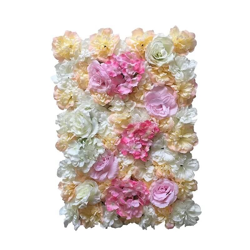 40x60cm Silk Rose Flower Wall Home Decoration Artificial Flowers for Wedding Decoration Romantic Wedding Flowers Backdrop Decor