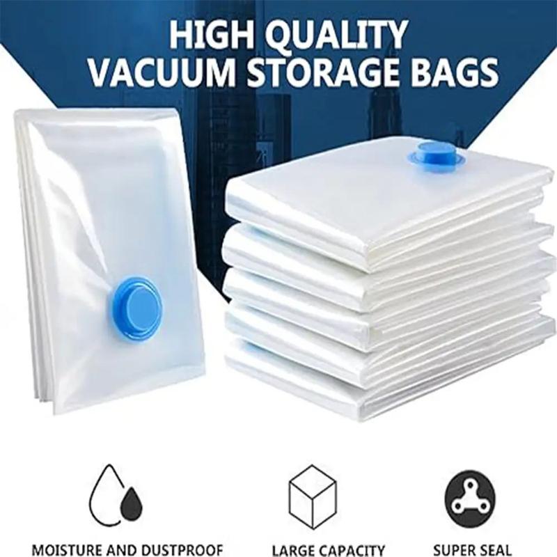 10pcs Vacuum Compression Storage Bag With Electric Pump, Dust Proof Sealed Bags For Clothes, Blankets, Shirts, Household Space Saving Organizer For Dorm, Closet, Wardrobe, Bedroom, Bathroom, travel accessories Turbo